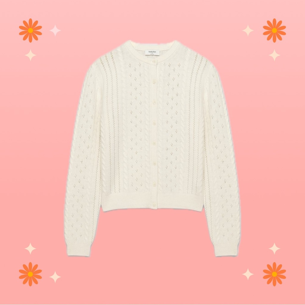 Aritzia Sunday Best Sweetspot Cardigan – Cream - Picture 3 of 7